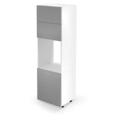 High lower cabinet VENTO DP-60/214, light gray